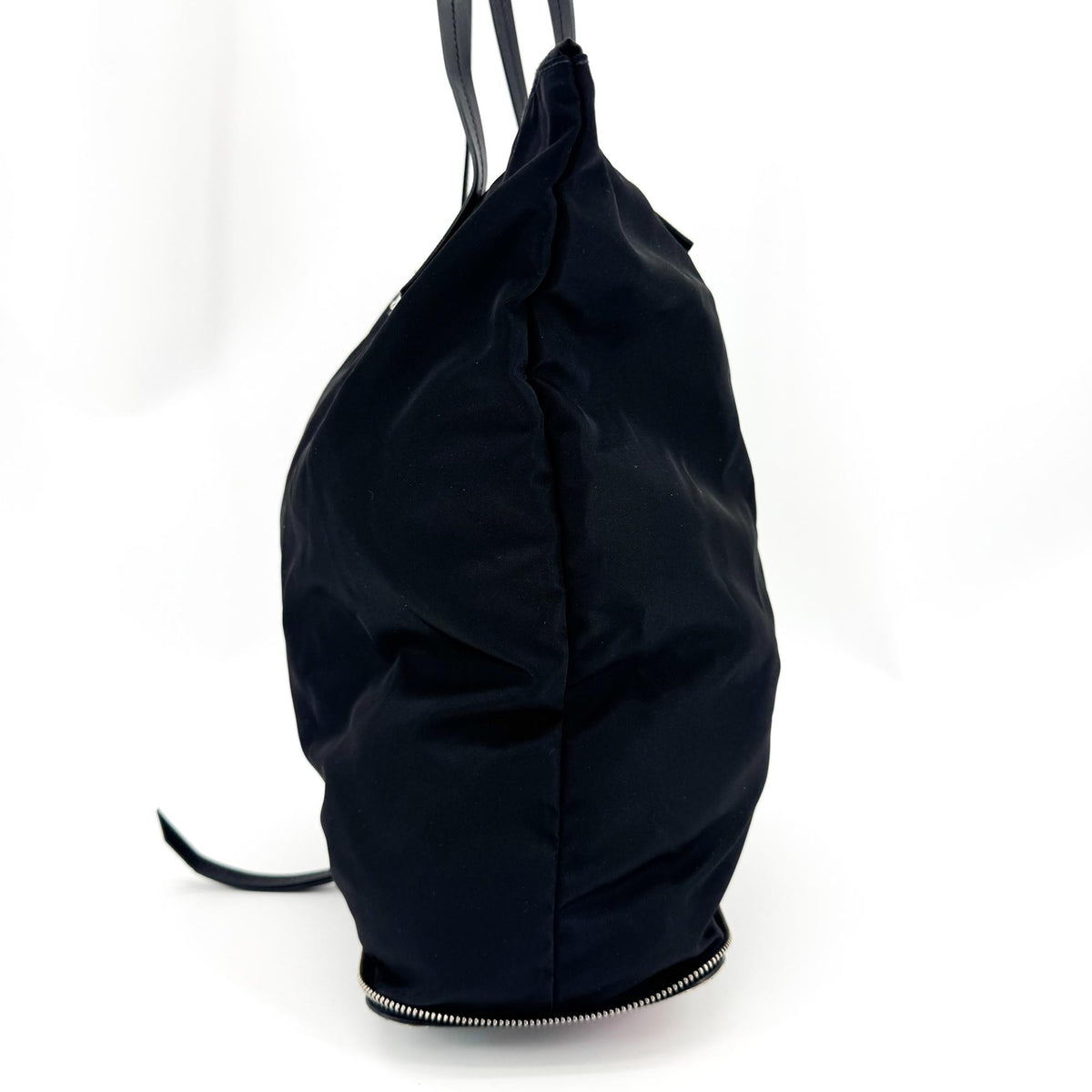 Prada Tessuto Nylon Foldable Tote Bag Black