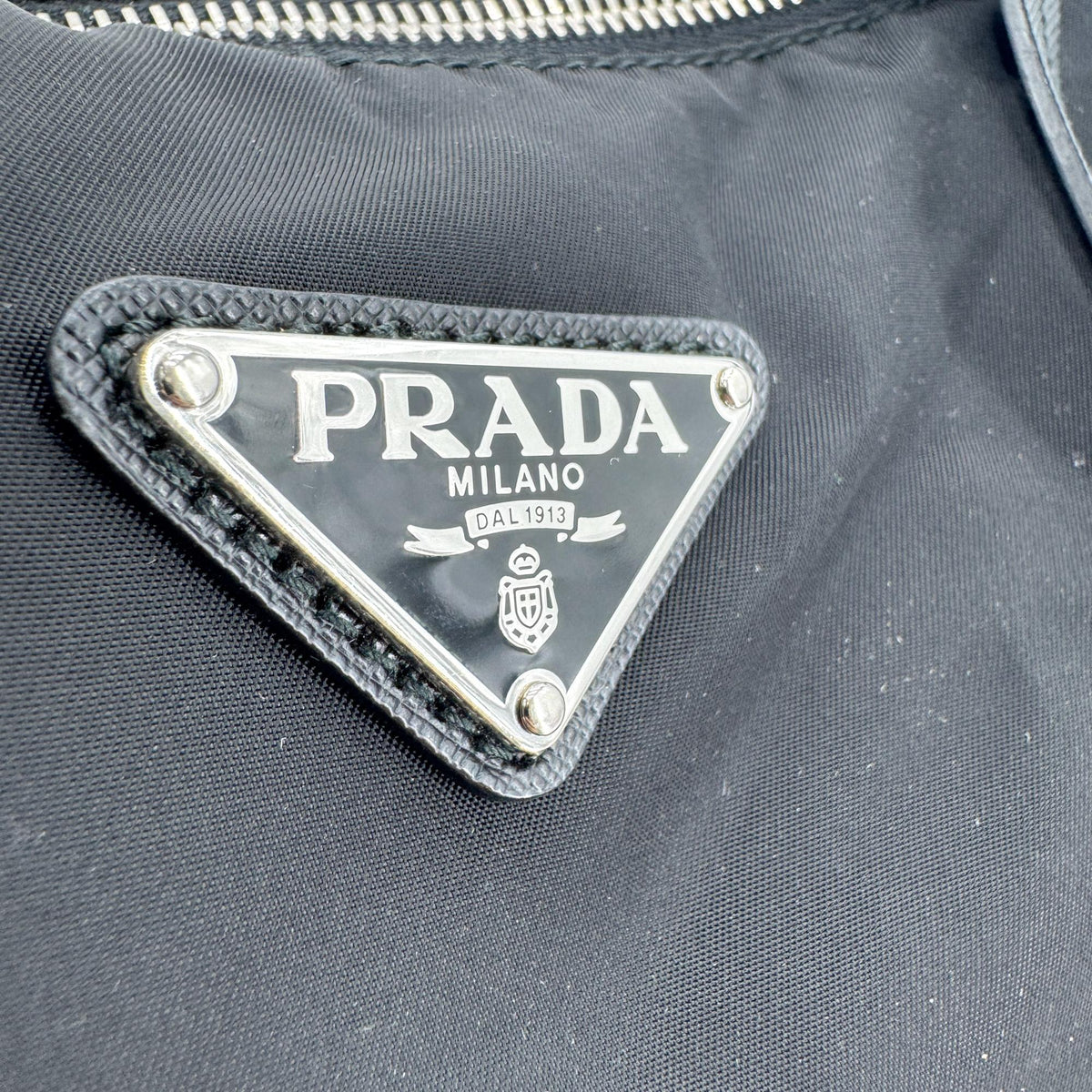 Prada Tessuto Nylon Foldable Tote Bag Black