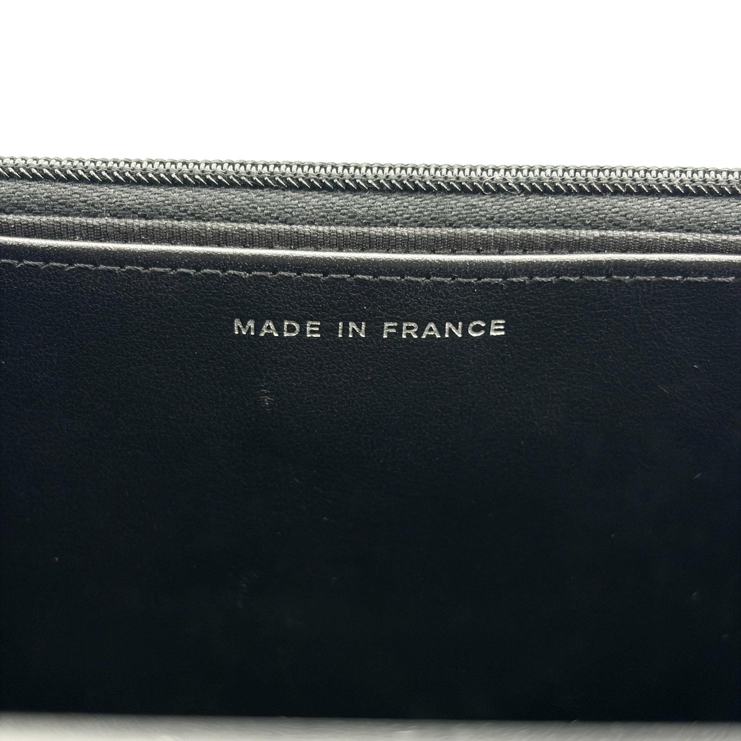 Chanel Quilted Patent Wallet on Chain So Black