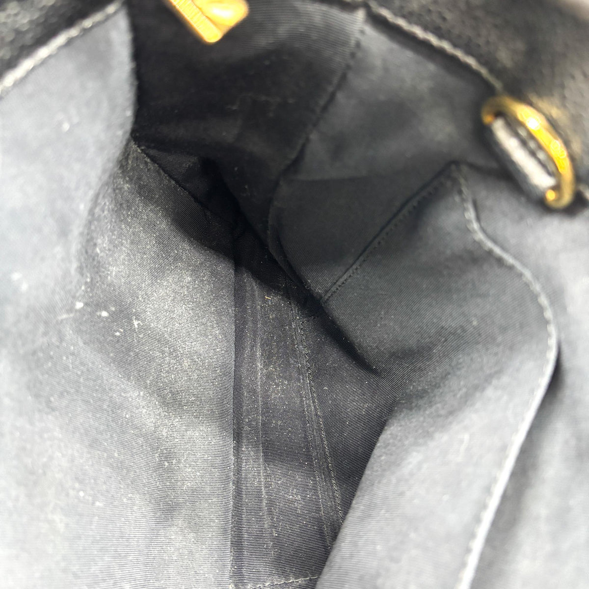 Chanel Caviar Grand Shopping Tote Bag Black Gold Hardware