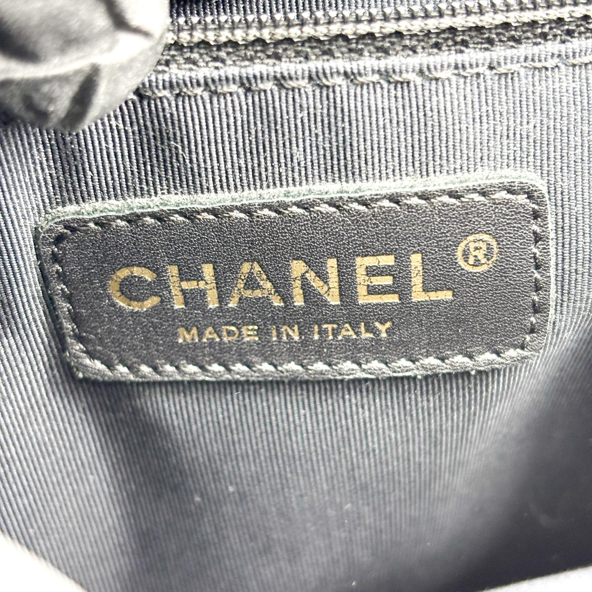 Chanel Caviar Grand Shopping Tote Bag Black Gold Hardware