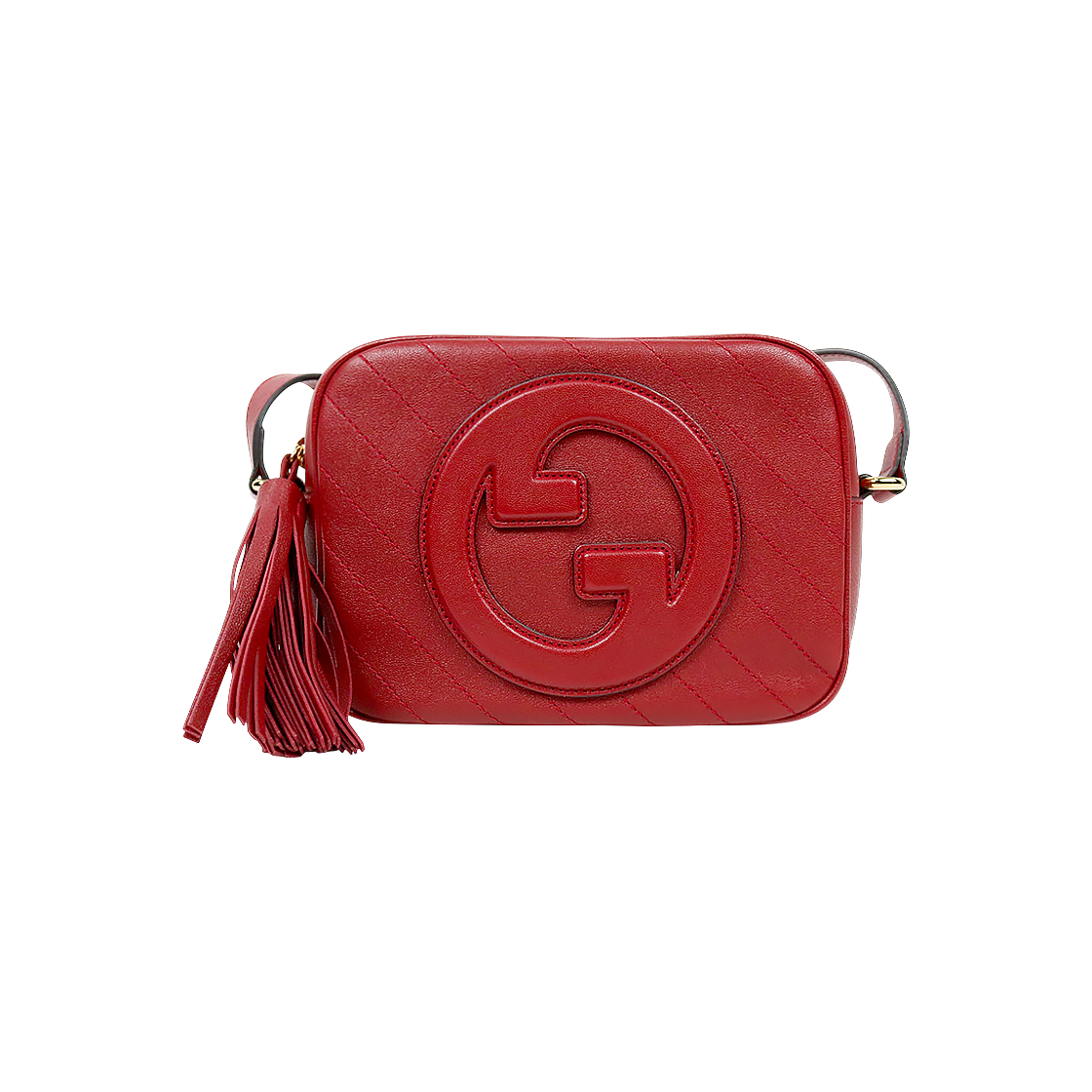Gucci Red Blondie Camera Crossbody Bag