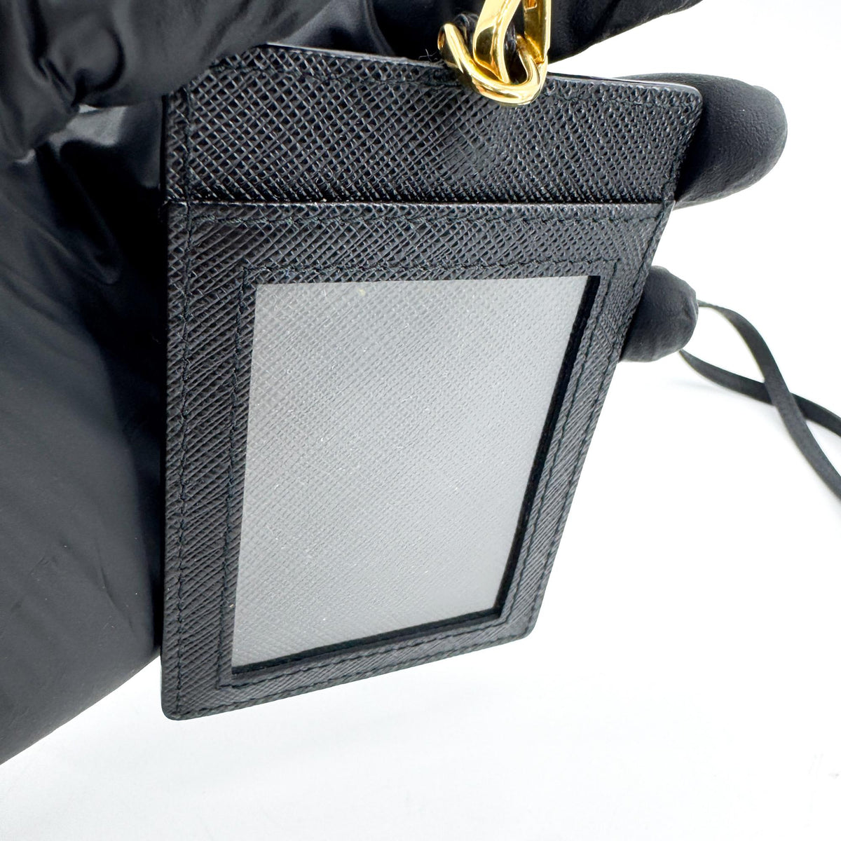 Prada Saffiano Double Medium Black Red