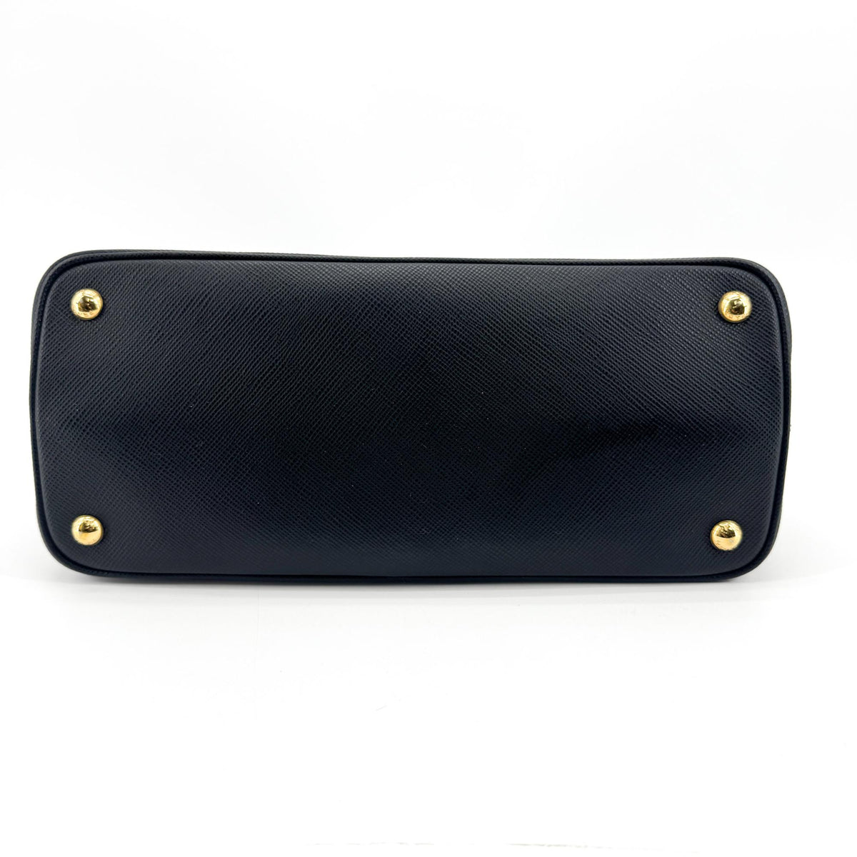 Prada Saffiano Double Medium Black Red