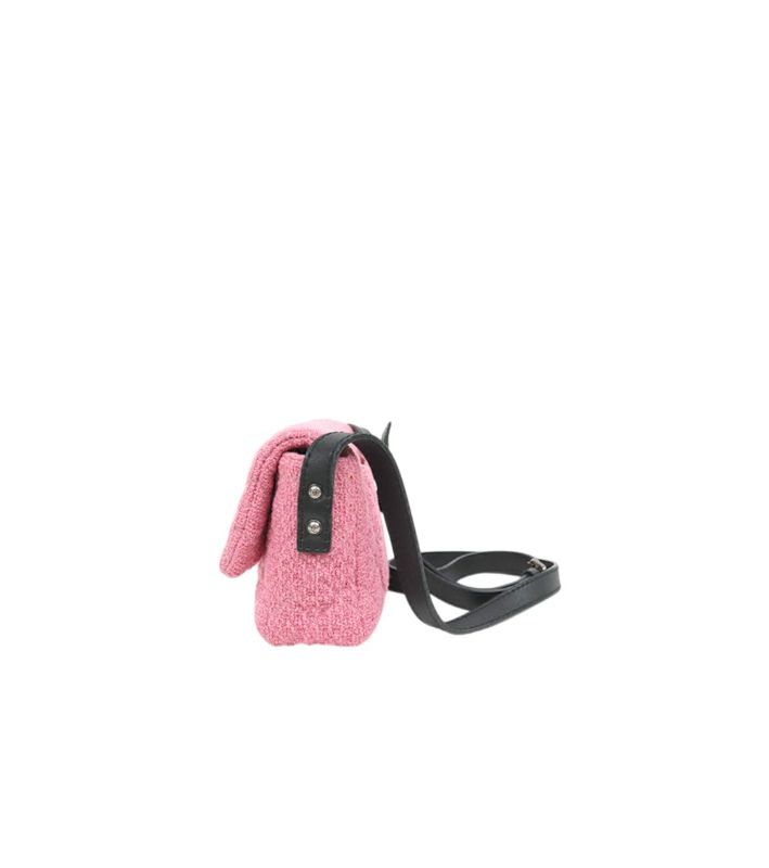 Chanel Pink Tweed 2.55 Shoulder Bag