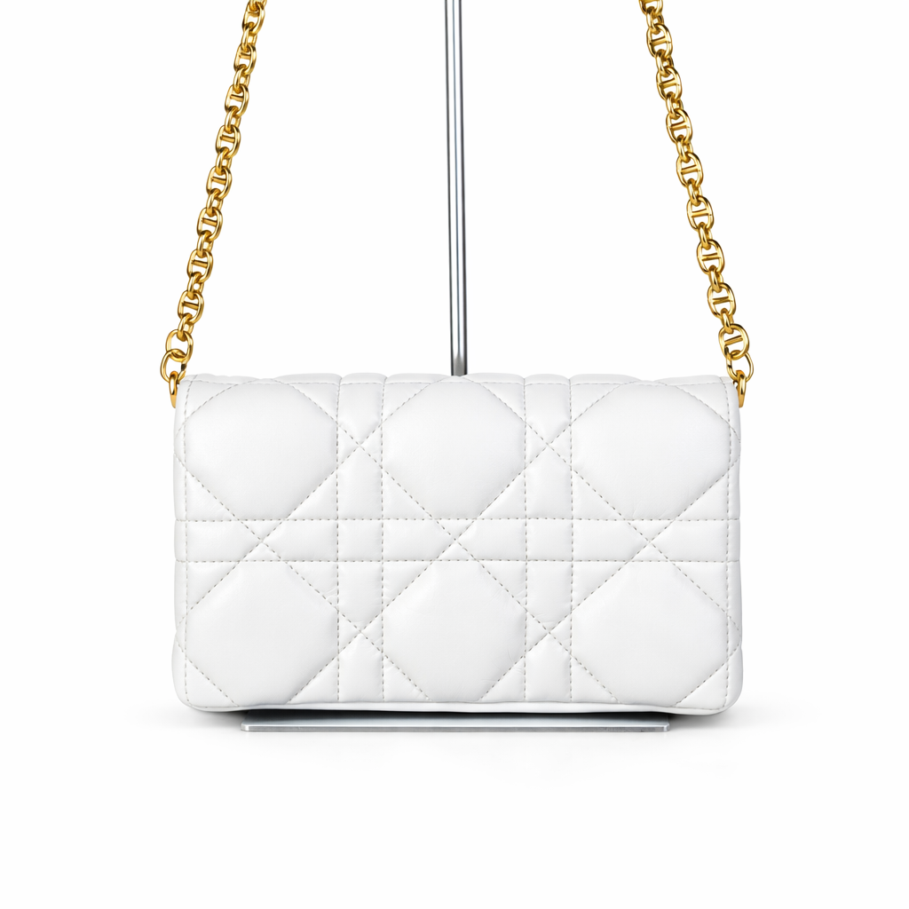 Mini Caro Macro Cannage Shoulder Bag Crossbody Bag