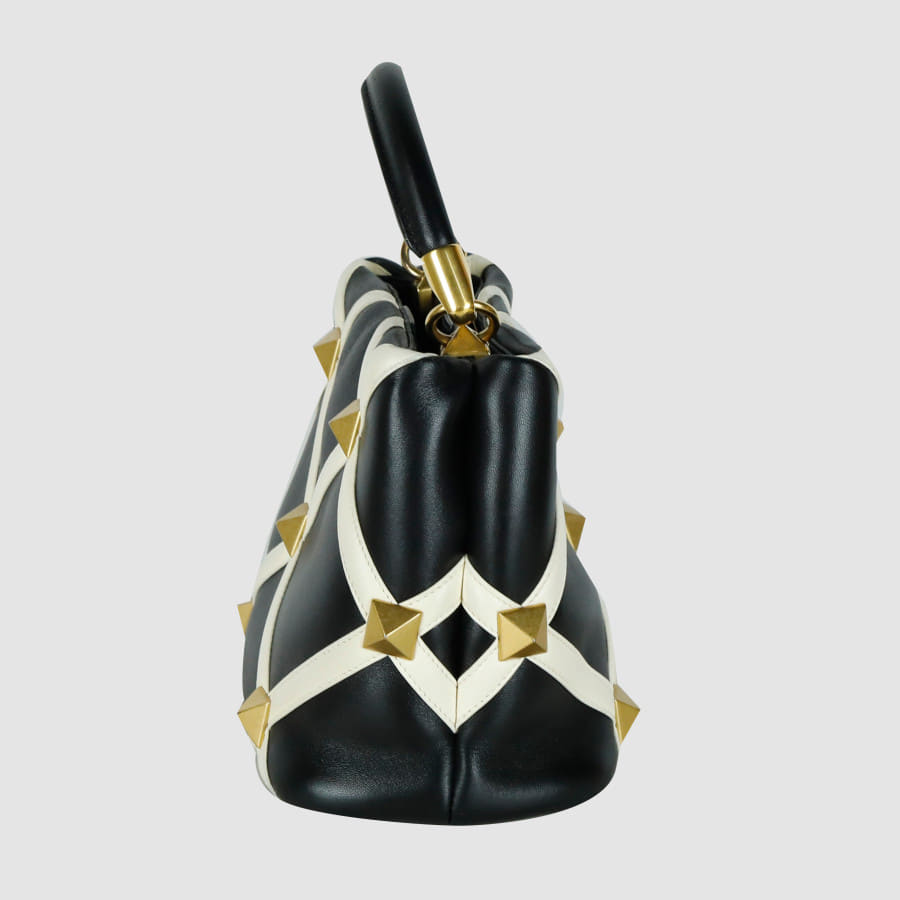 Roman studded bucket bag tote bag shoulder bag