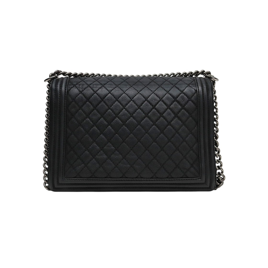 Chanel Black Large Caviar Boy Bag