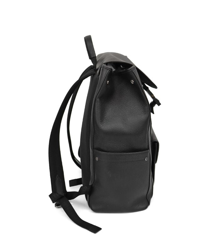 Dior Black Leather Saddle Backpack