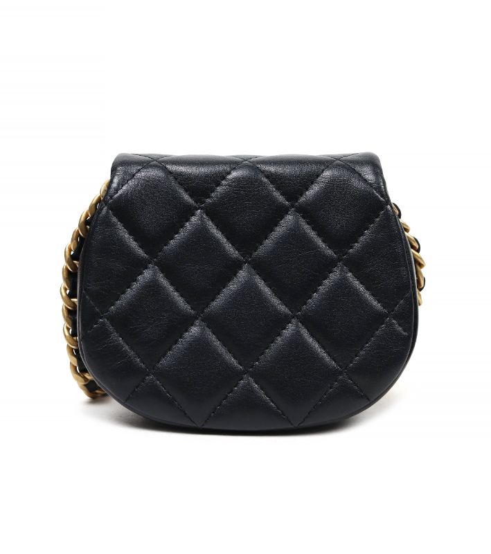 Chanel Black Gilded Mini Crossbody Bag