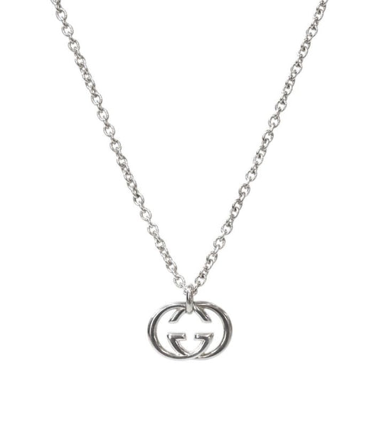 Gucci Interlocking G Silver Necklace
