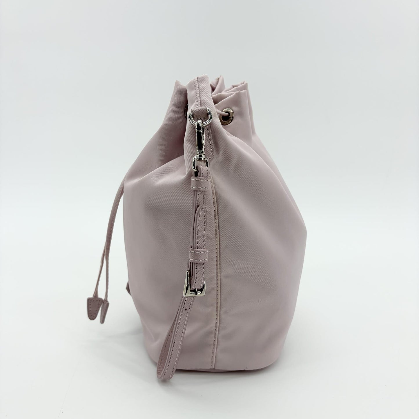 Prada Re-Nylon Drawstring Pouch Alabastro Pink