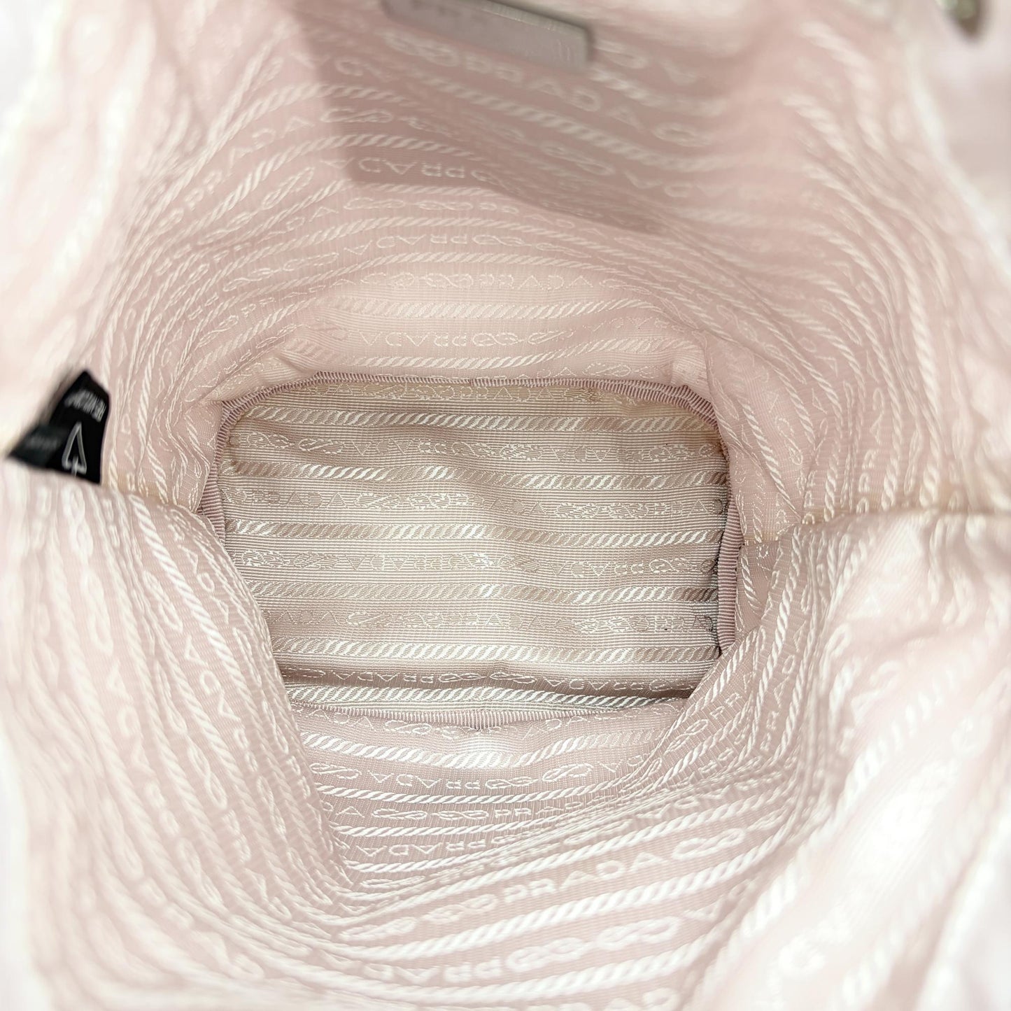 Prada Re-Nylon Drawstring Pouch Alabastro Pink