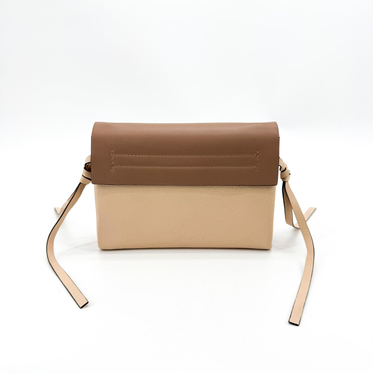 Valentino Garavani Small V-Logo Crossbody Bag Brown Beige