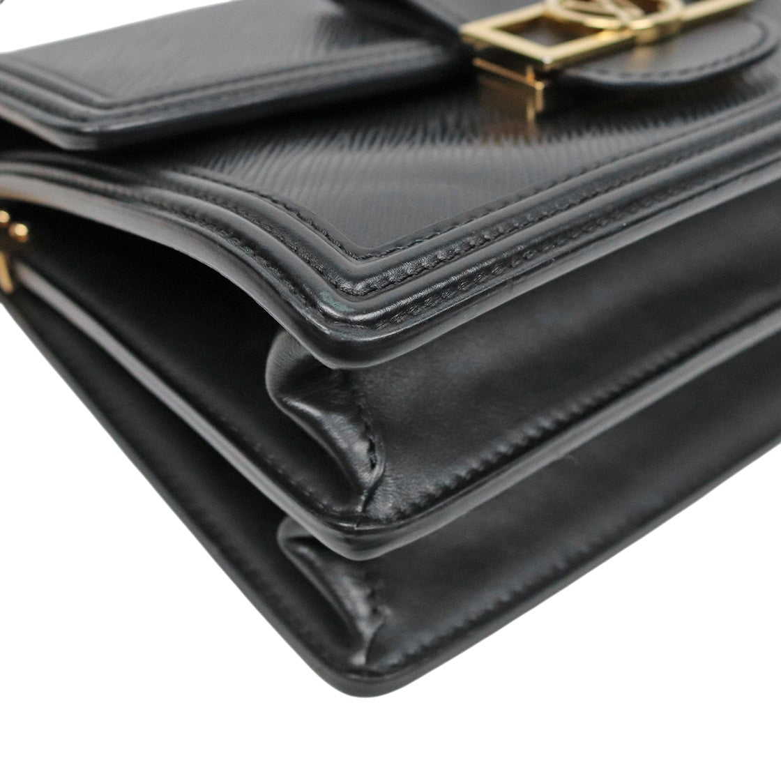 Louis Vuitton MM Black Epi Dauphine Shoulder Bag
