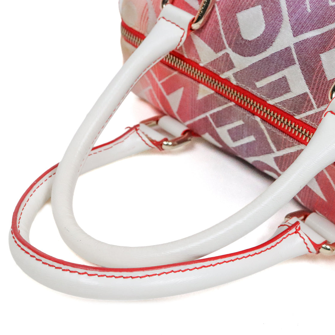 Fendi White Ombre Boston Bag
