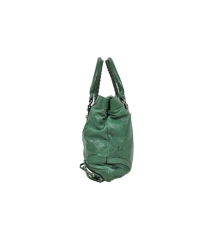 Balenciaga Green Motorbag