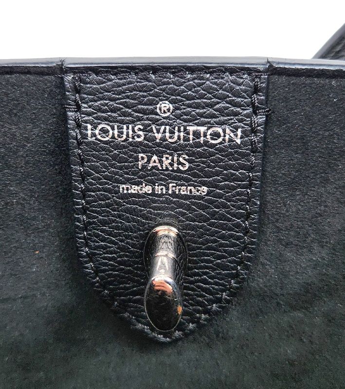Louis Vuitton Black Leather Rock Me Cabas Shoulder Bag