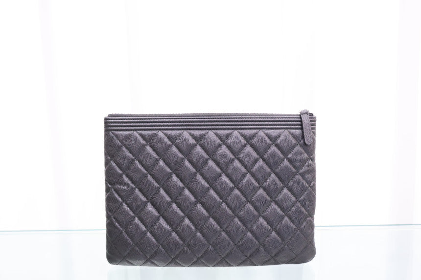Boy Medium Clutch Black