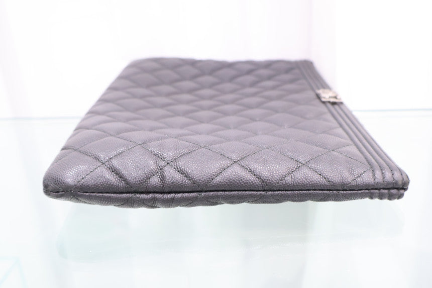 Boy Medium Clutch Black
