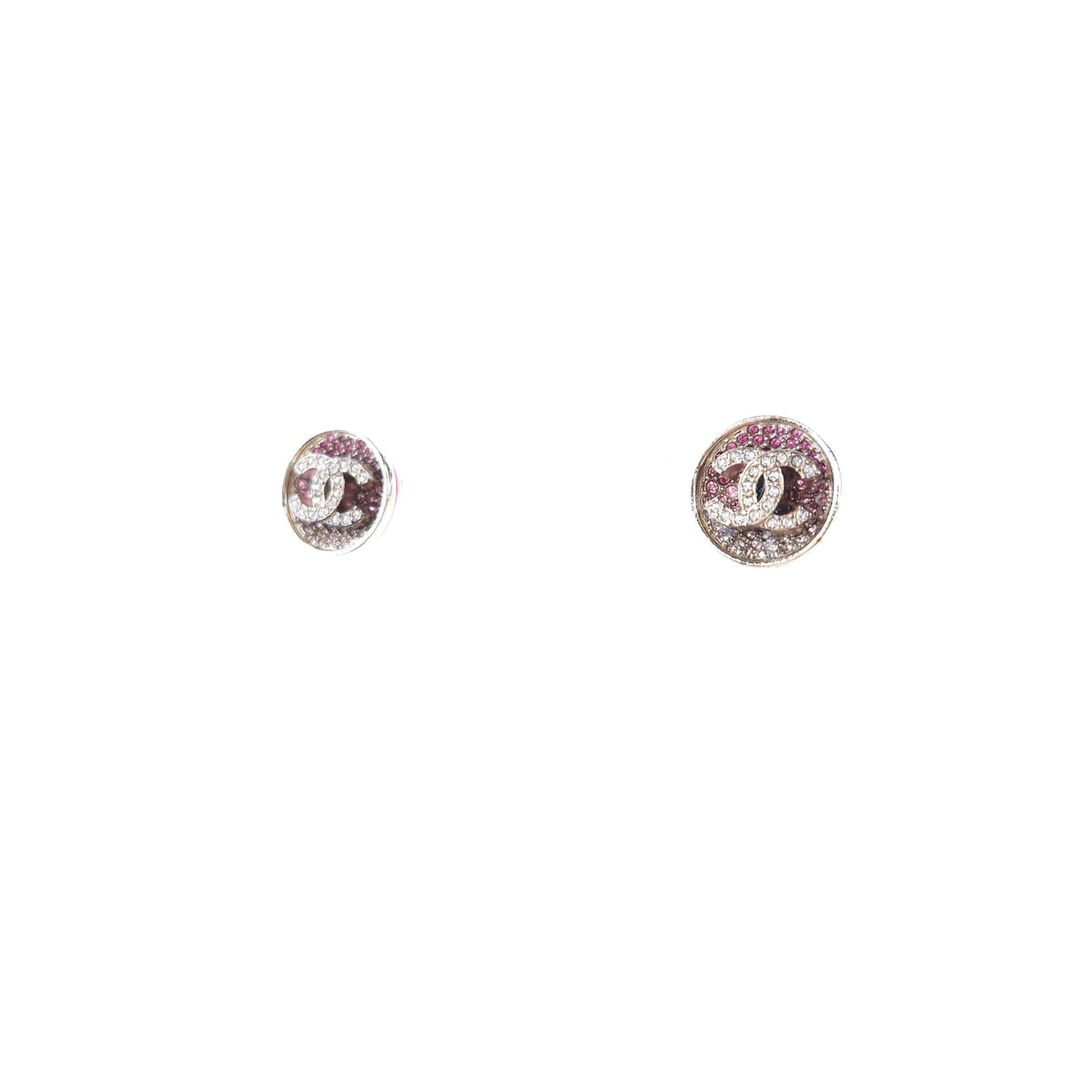 CC Round Crystal Earrings ABA407