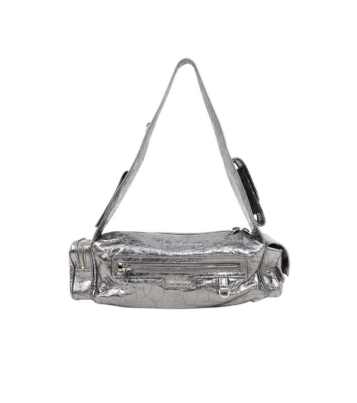 Balenciaga Silver Supervige XS Shoulder Bag