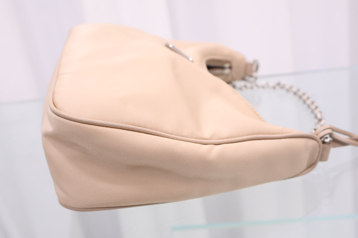 Re-Nylon Tessuto Chain Shoulder Crossbody Bag 1BH204