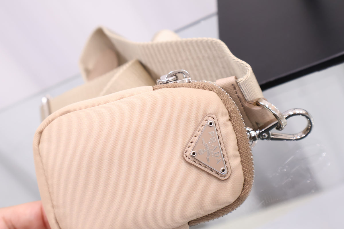 Re-Nylon Tessuto Chain Shoulder Crossbody Bag 1BH204