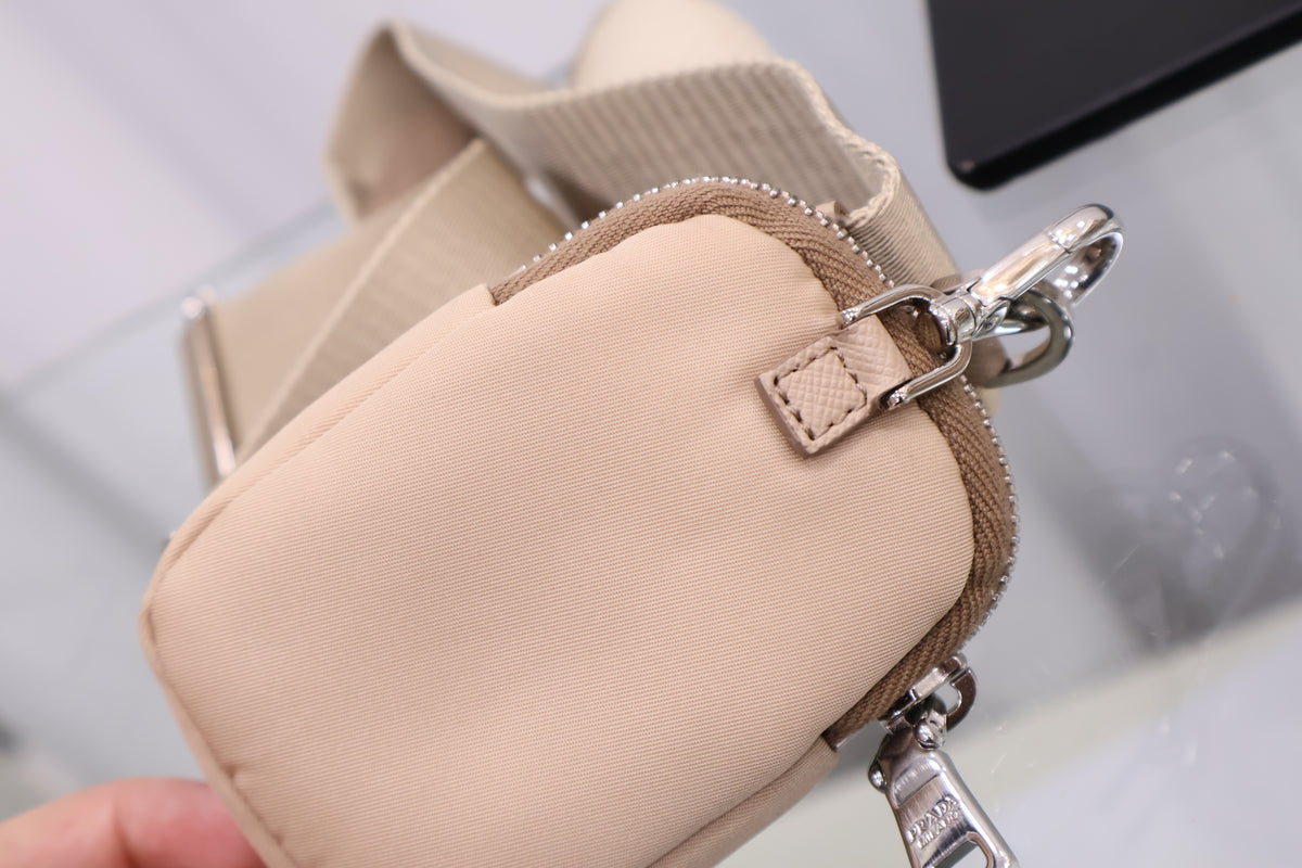 Re-Nylon Tessuto Chain Shoulder Crossbody Bag 1BH204