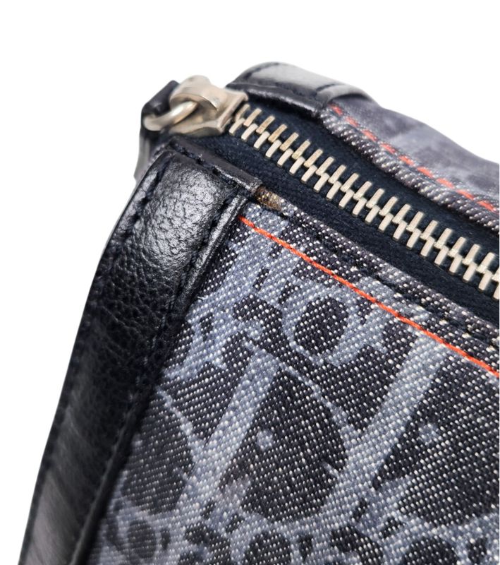 Dior Navy Oblique Boston Bag