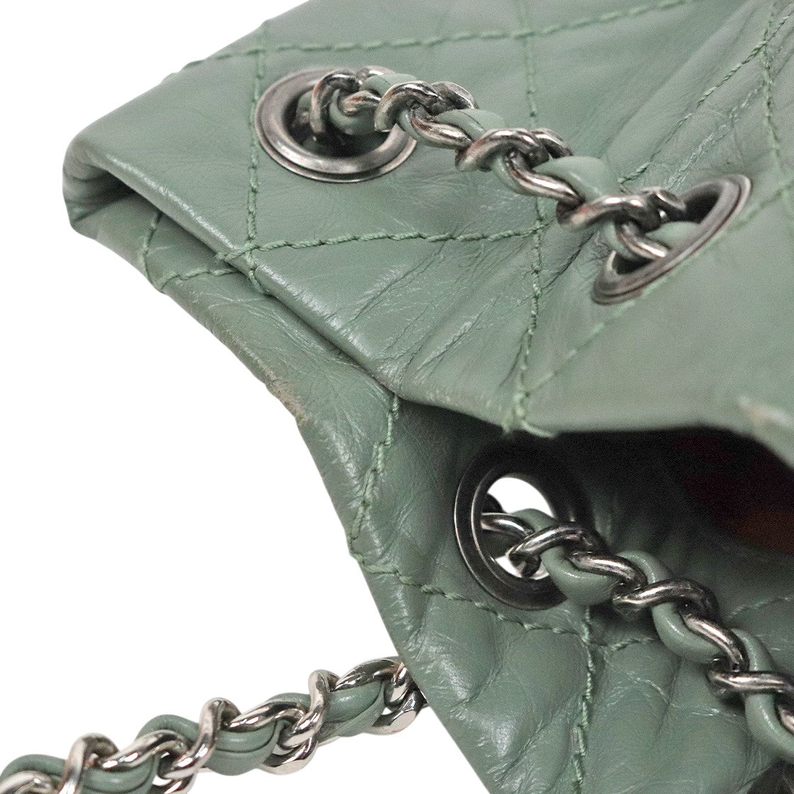 Chanel Green Gabrielle Backpack