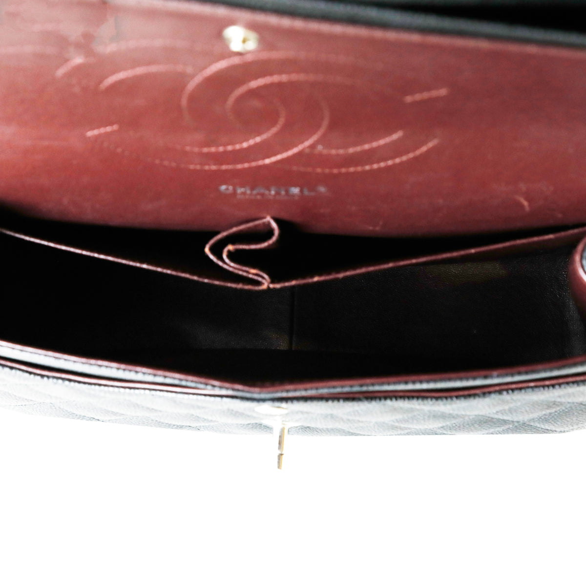 Large Classic Caviar Flap Shoulder Bag A58600