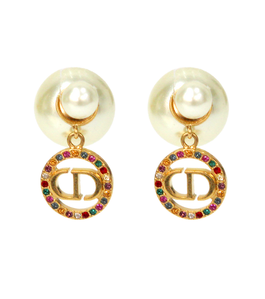 Dior pearl earrings