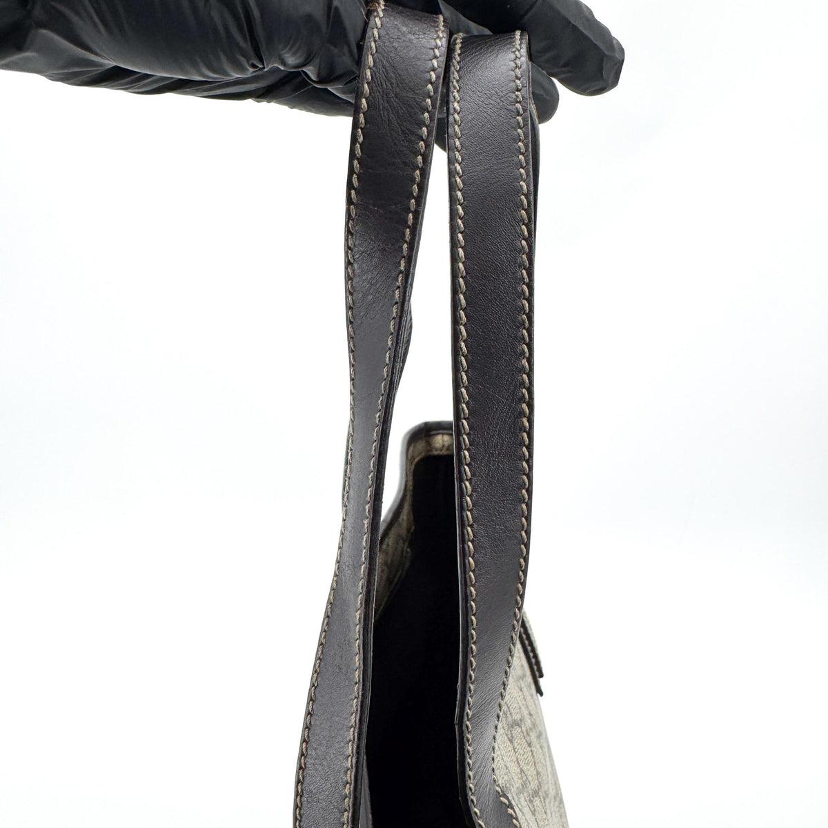 Gucci GG Supreme Medium Tote Bag Brown Black