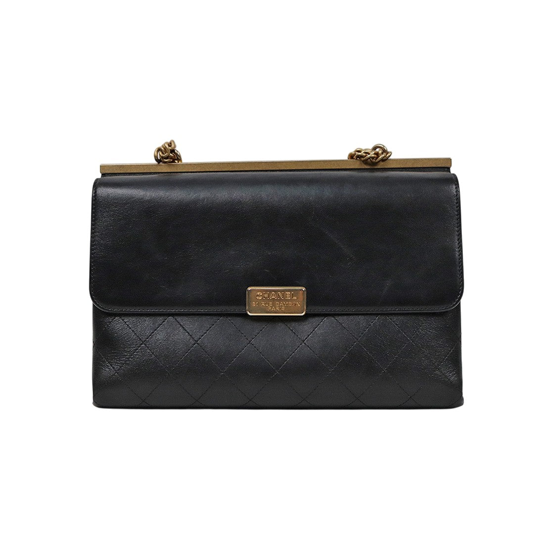 Chanel Black Quilted Chain Shoulder Bag