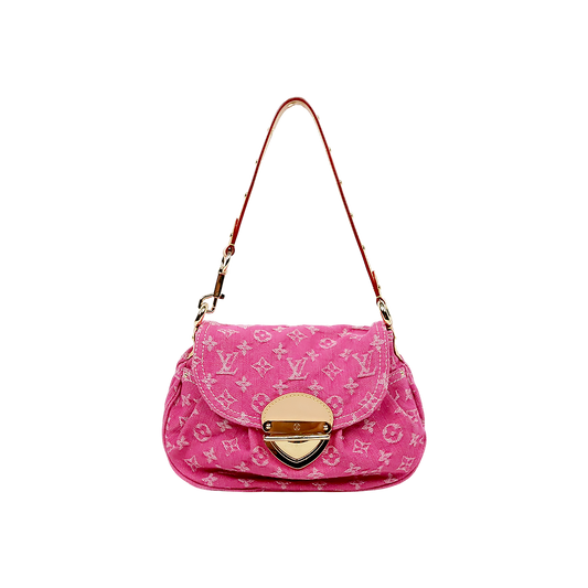 Louis Vuitton Denim Fuchsia Sunset Shoulder Bag