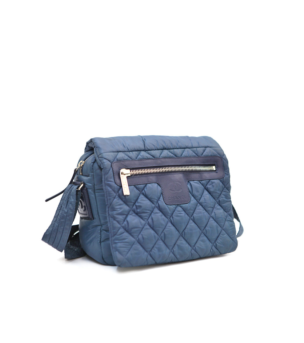 Chanel Blue Cocoon Crossbody Bag