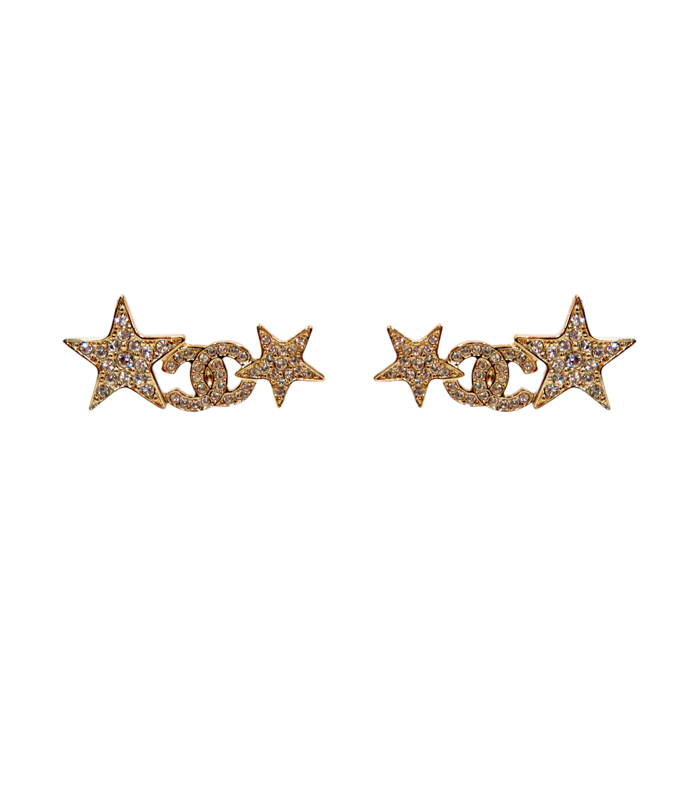 Chanel Coco Mark Star Earrings