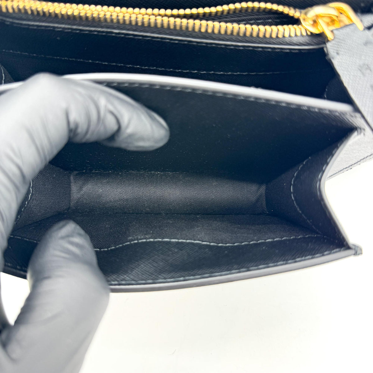 Marni Saffiano Mini Trunk Bag Black Gold Hardware