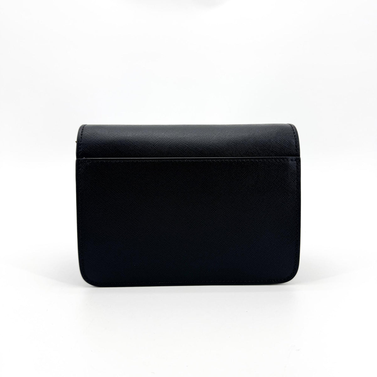 Marni Saffiano Mini Trunk Bag Black Gold Hardware