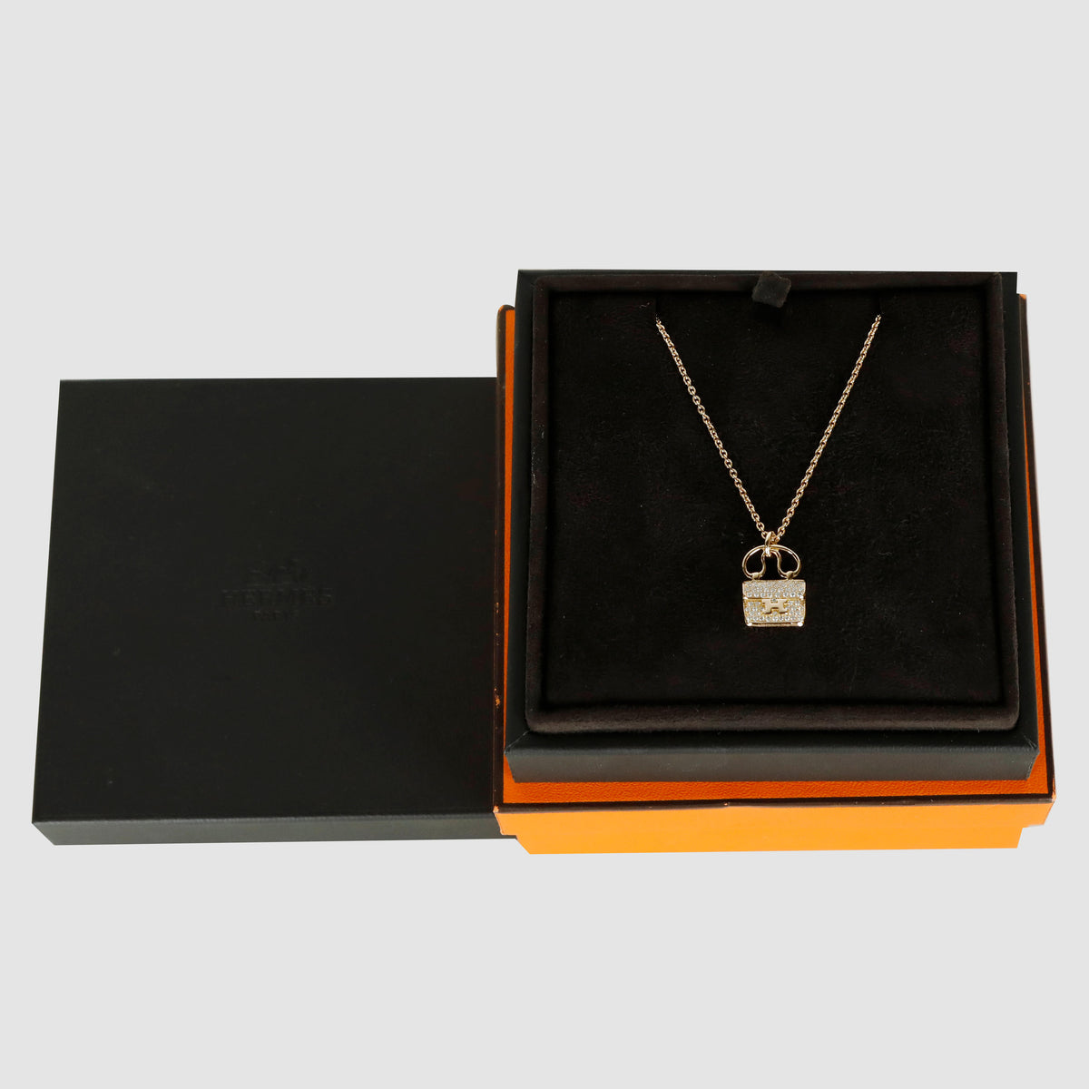 Amulette Constance Diamond Pendant Necklace