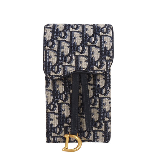 Dior S5641CTZQ Oblique Saddle Vertical Mini Crossbody Bag