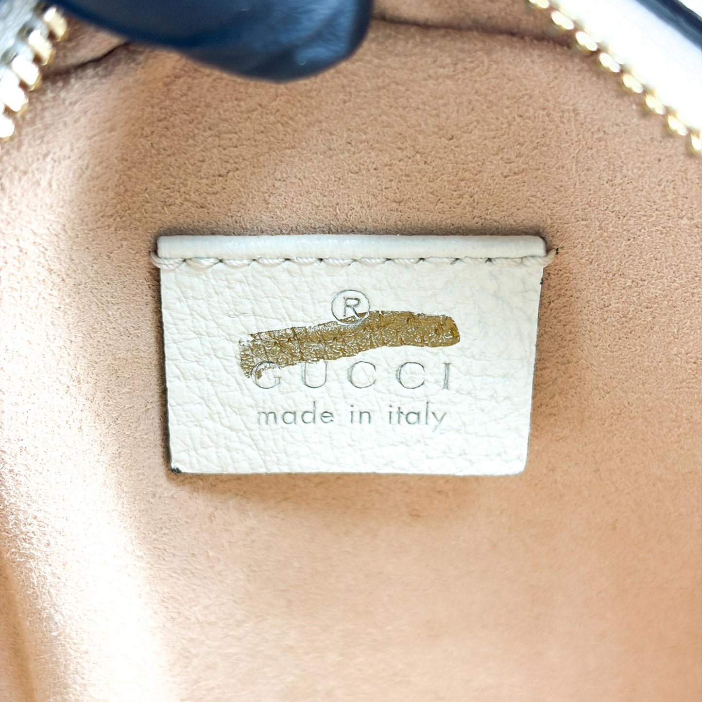 Gucci Ophidia Round Mini Shoulder Bag White