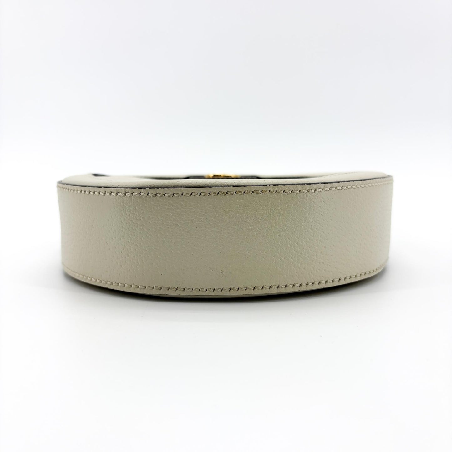 Gucci Ophidia Round Mini Shoulder Bag White