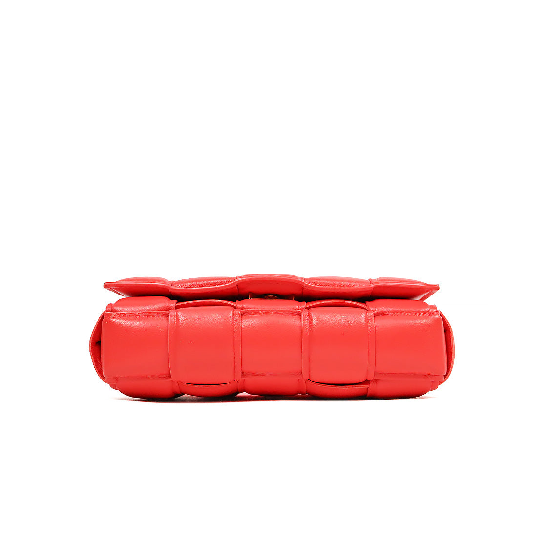 Bottega Veneta Orange-Red Padded Cassette Bag
