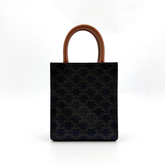 Celine Mini Vertical Cabas Triomphe Tan
