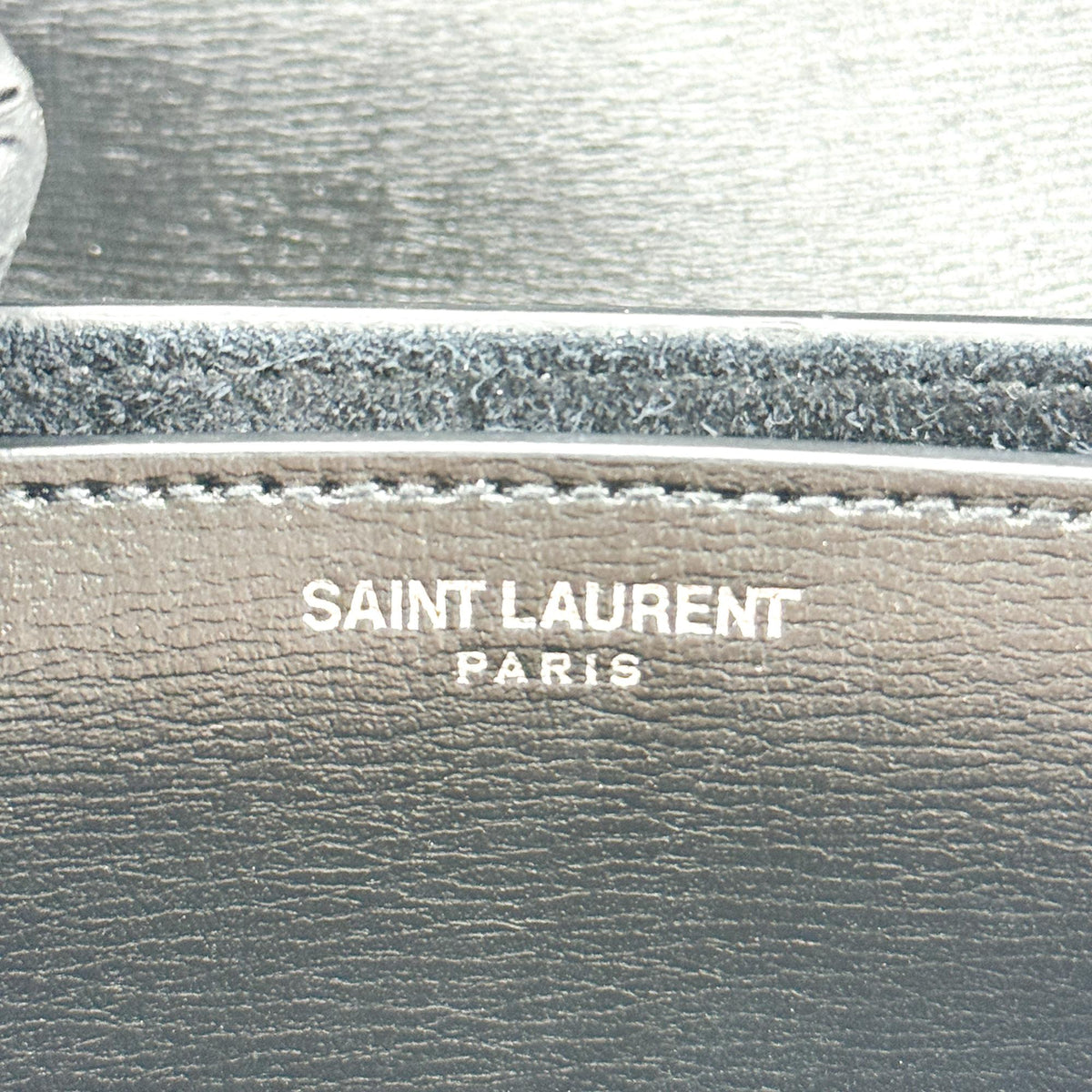 Saint Laurent Medium Sunset Crossbody Bag Black with Silver Hardware
