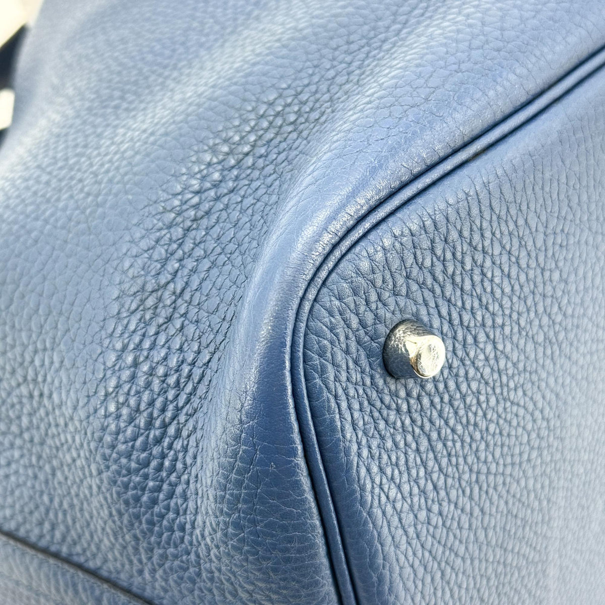 Hermès Picotin Rock Blue Tote Bag