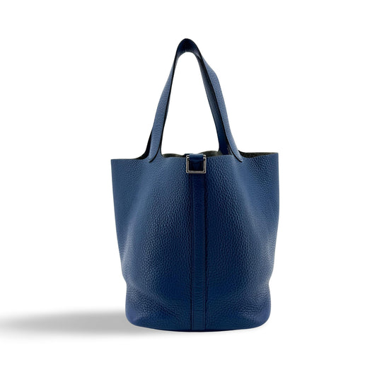 Hermès Picotin Rock Blue Tote Bag