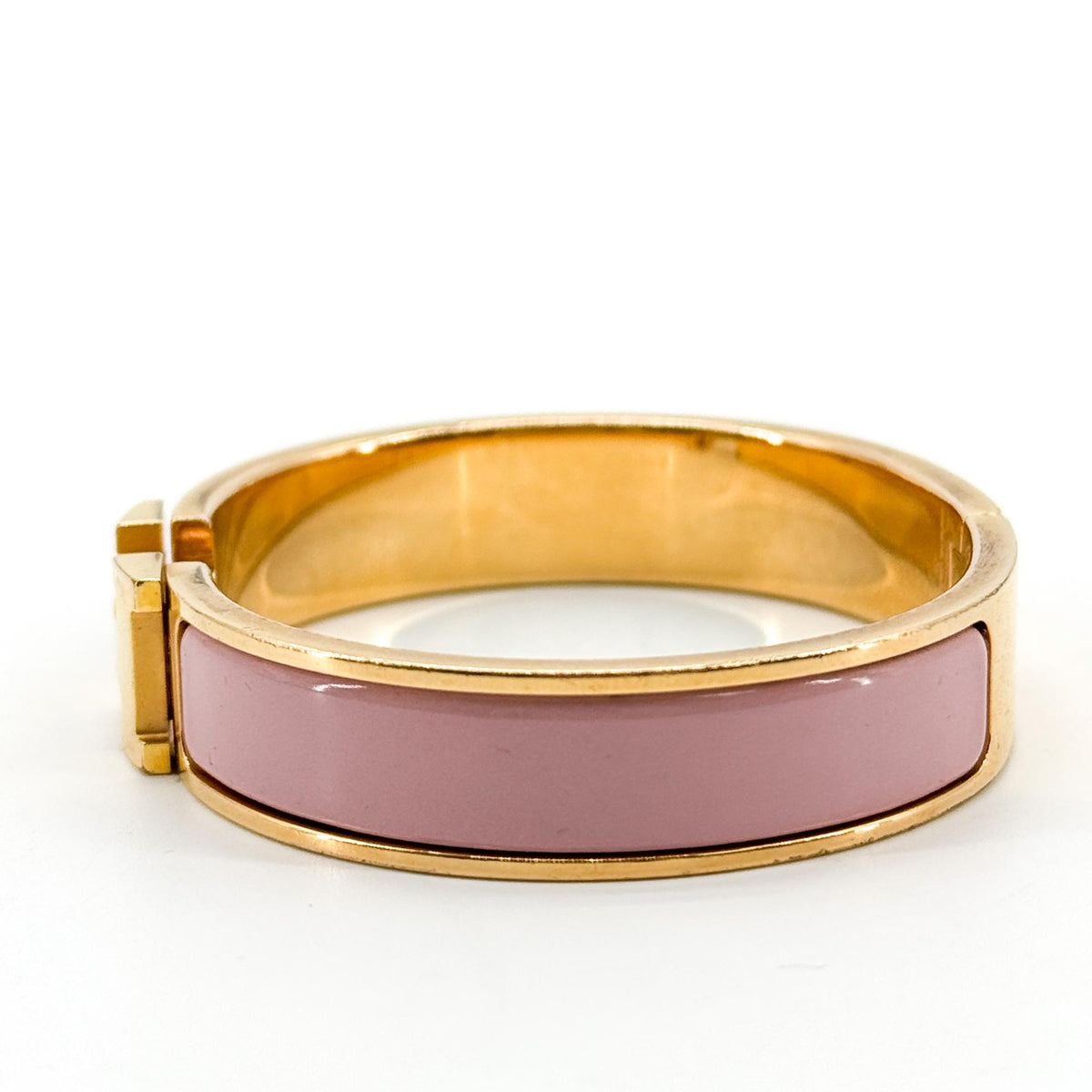 Hermès Click H Bracelet Pink Gold Hardware PM